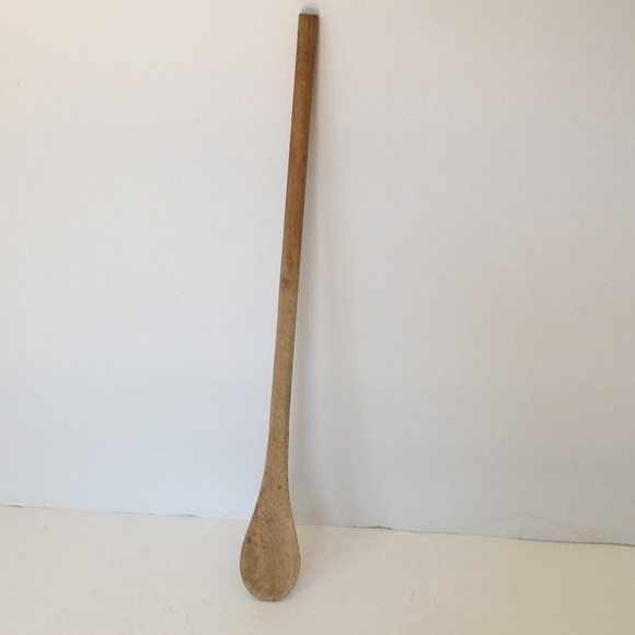 Salt Glazed Jam Jar Cobalt Blue stripes Beige Lid pottery Spoon Grapes vintage - Picture 9 of 15